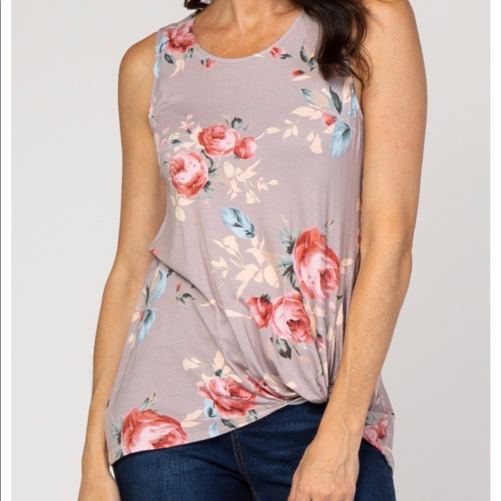 Floral Knotted Tank - Small